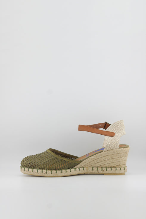 Verbenas Suede Espadrille Wedge Sandals